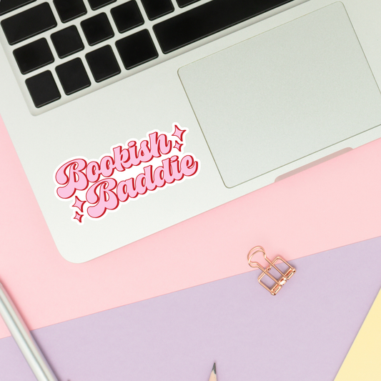 Bookish Baddie Stickers / Bookish Merch, Book Lover