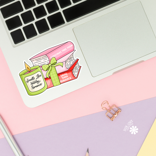 Smells Like Holiday Romance Stickers / Bookish Stickers