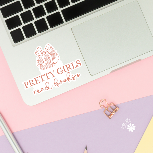 Pretty Girls Read Books Stickers / Bookish Merch