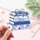 Chinoiserie Book Stack Stickers / Coquette Bow Bookish