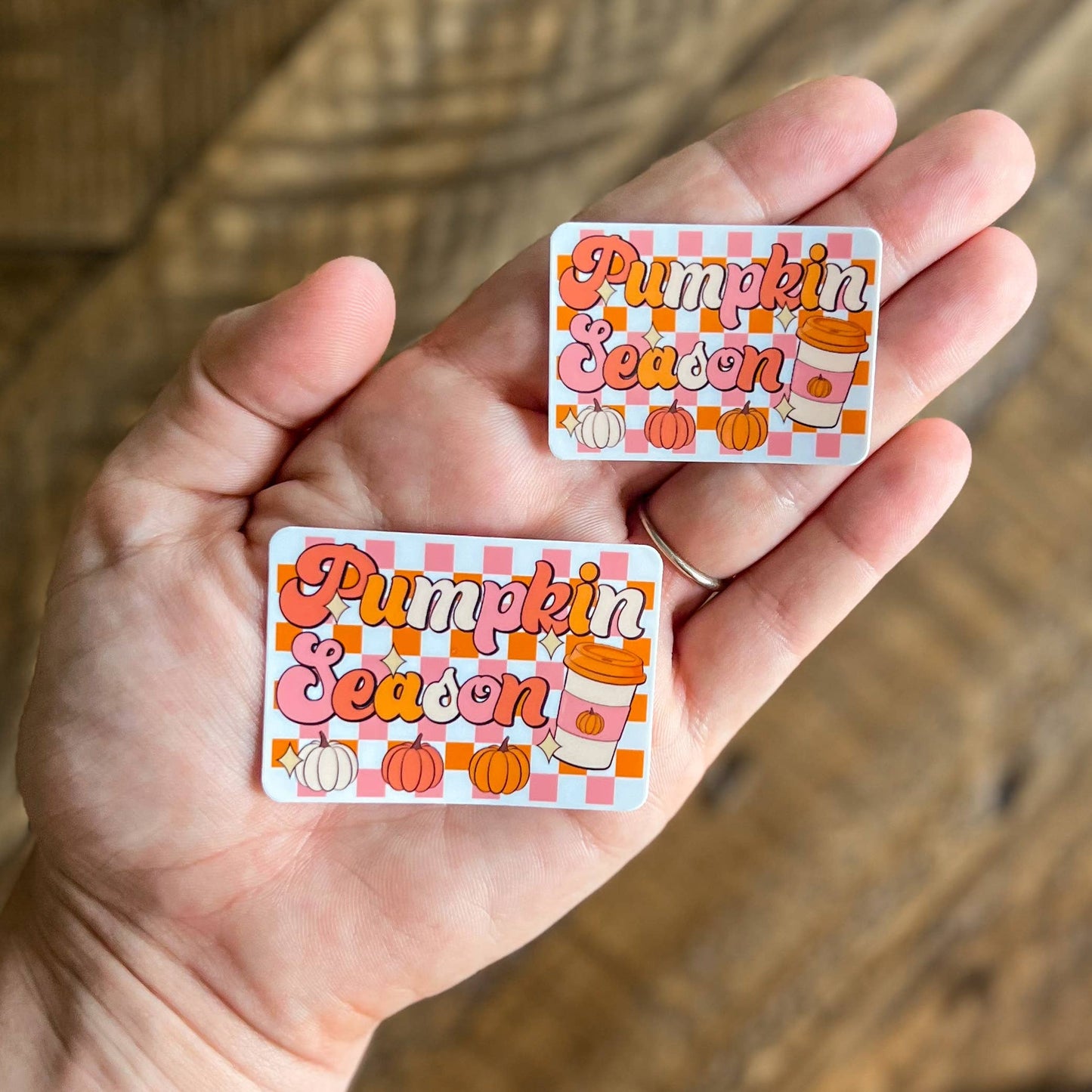 Pumpkin Season Vinyl Sticker