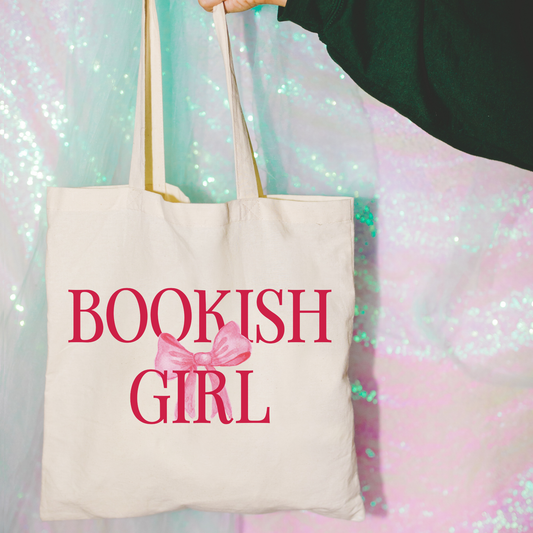 Book store Bow Tote Bags