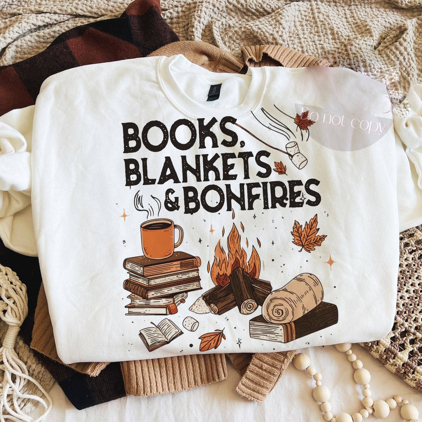 Books Blankets Bonfires Shirt