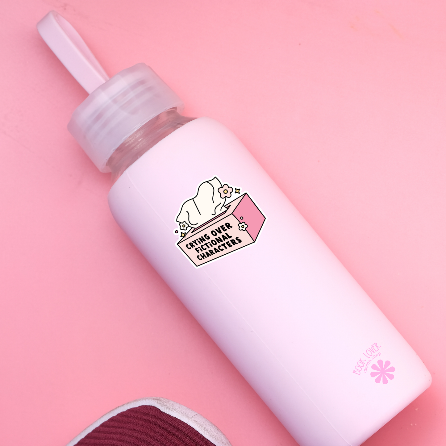 Crying Over Fictional Characters Stickers / Bookish Stickers