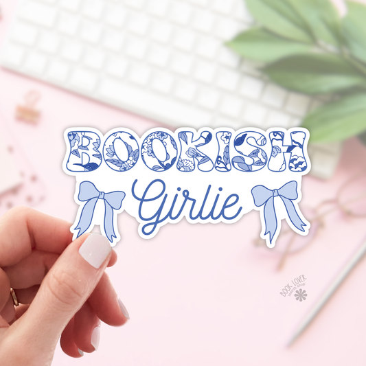 Chinoiserie Bookish Girlie Stickers / Coquette Bow Bookish