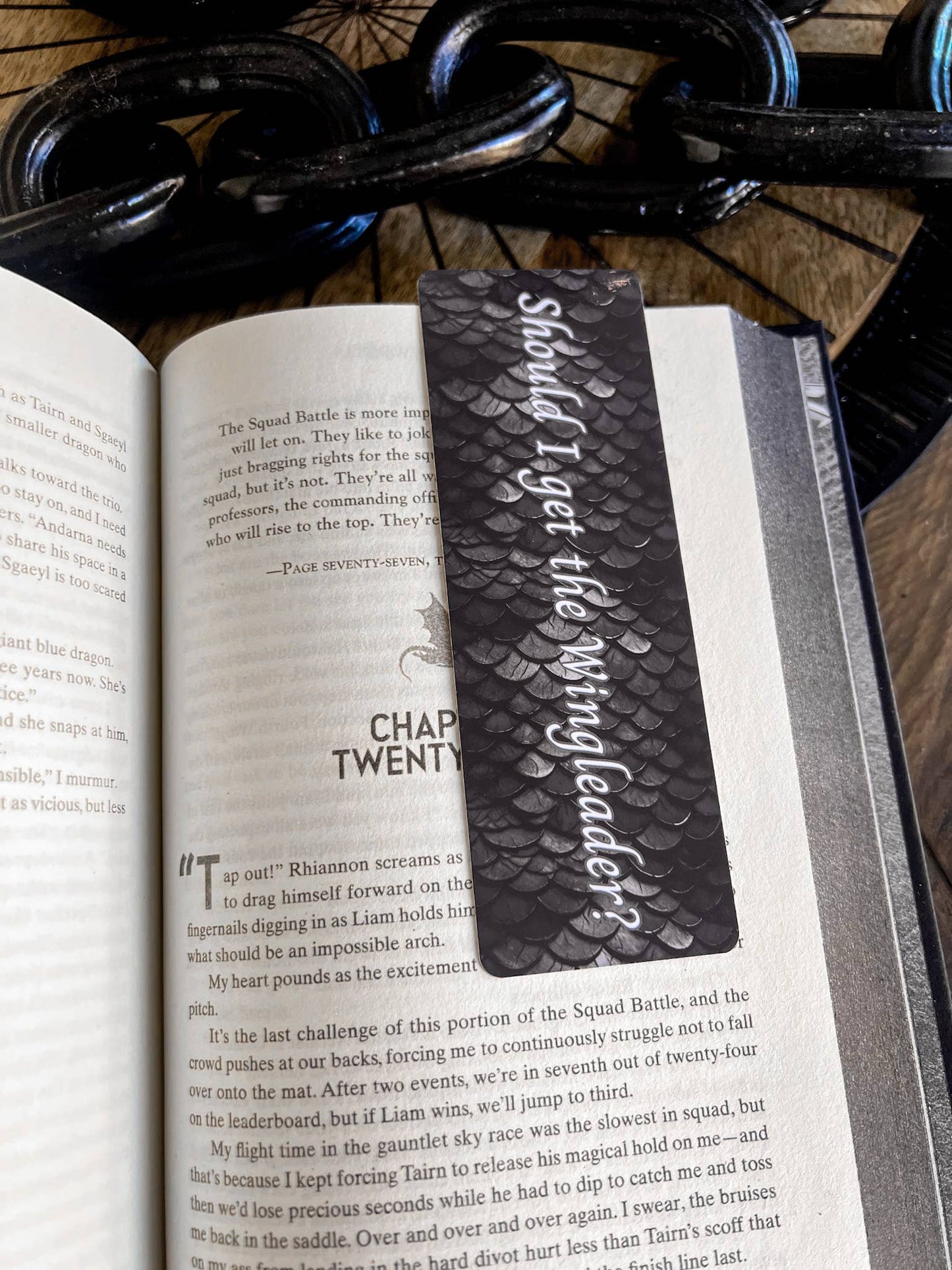 Tairn Quote Bookmark, Fourth Wing, Iron Flame