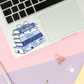 Chinoiserie Book Stack Stickers / Coquette Bow Bookish