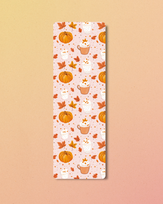 Pink Pumpkin Spice Bookmark | Fall