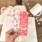 Santa Hot Chocolate Bookmarks, Christmas Bookmark