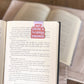 Hot Cocoa and Happy Endings Magnetic Bookmark