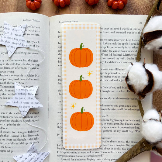 Stacked Pumpkin Bookmark