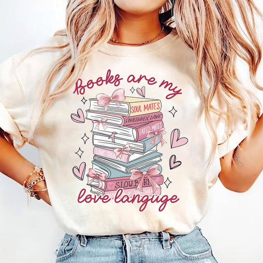 Valentine Book Lover Sweatshirt, Books Are My Love Shirt