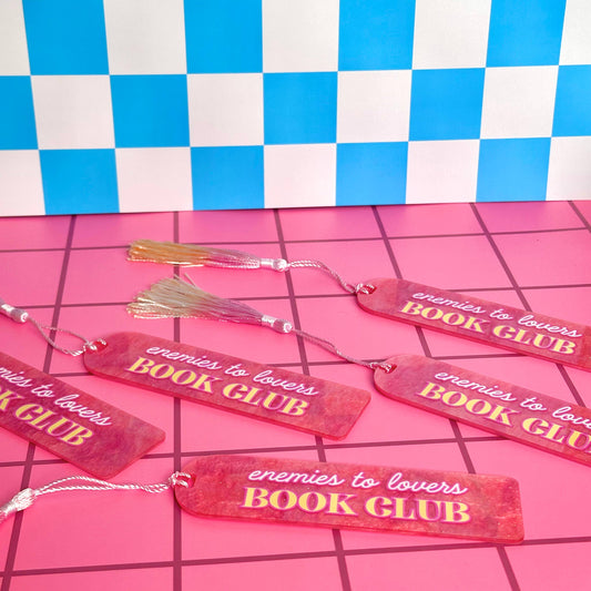 Smut Funny Bookish Books Clear Glitter Acrylic Bookmark