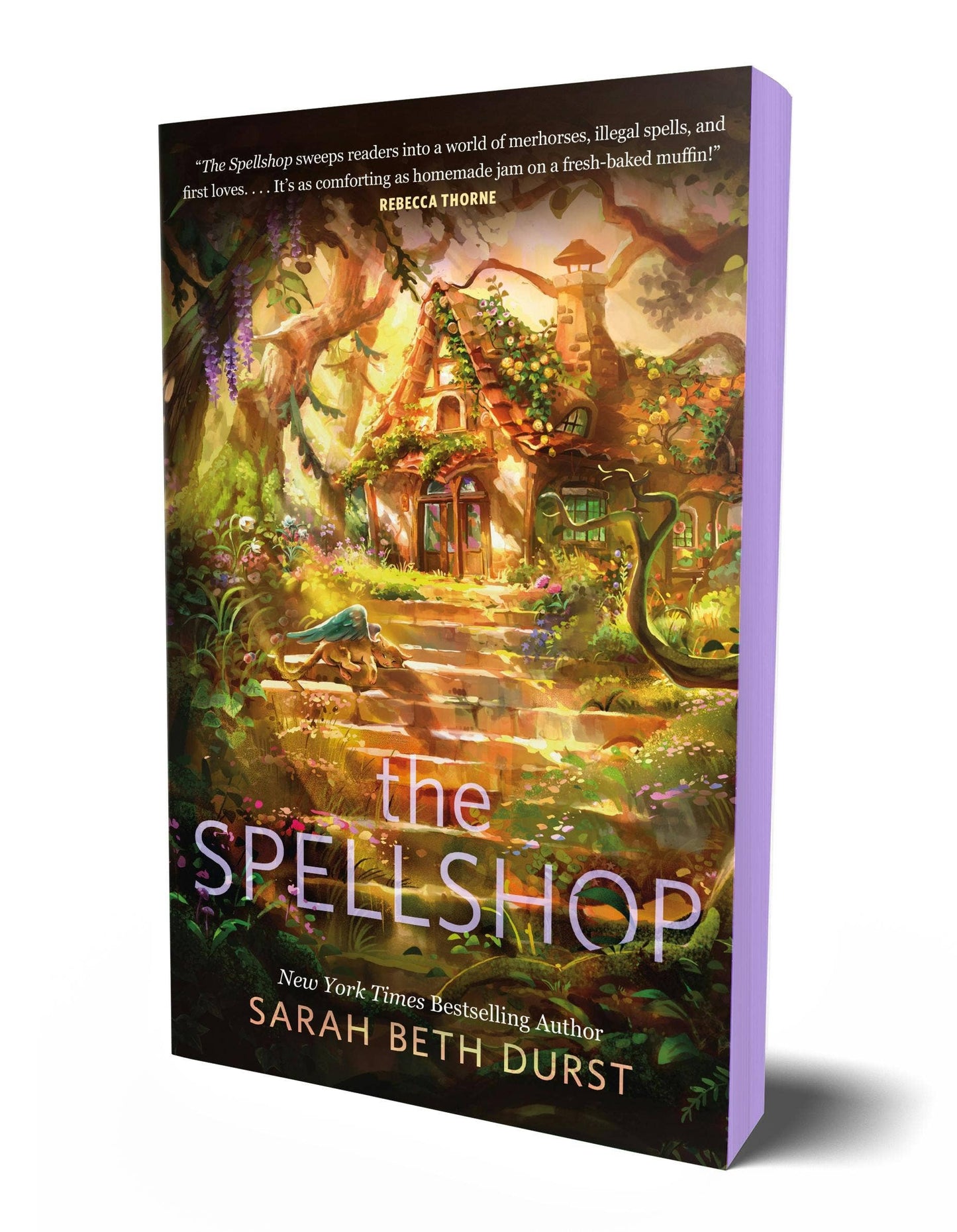 Spellshop (Sprayed Edges) by Sarah Beth Durst