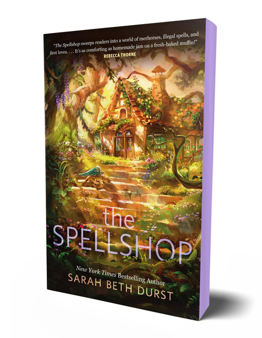 Spellshop (Sprayed Edges) by Sarah Beth Durst