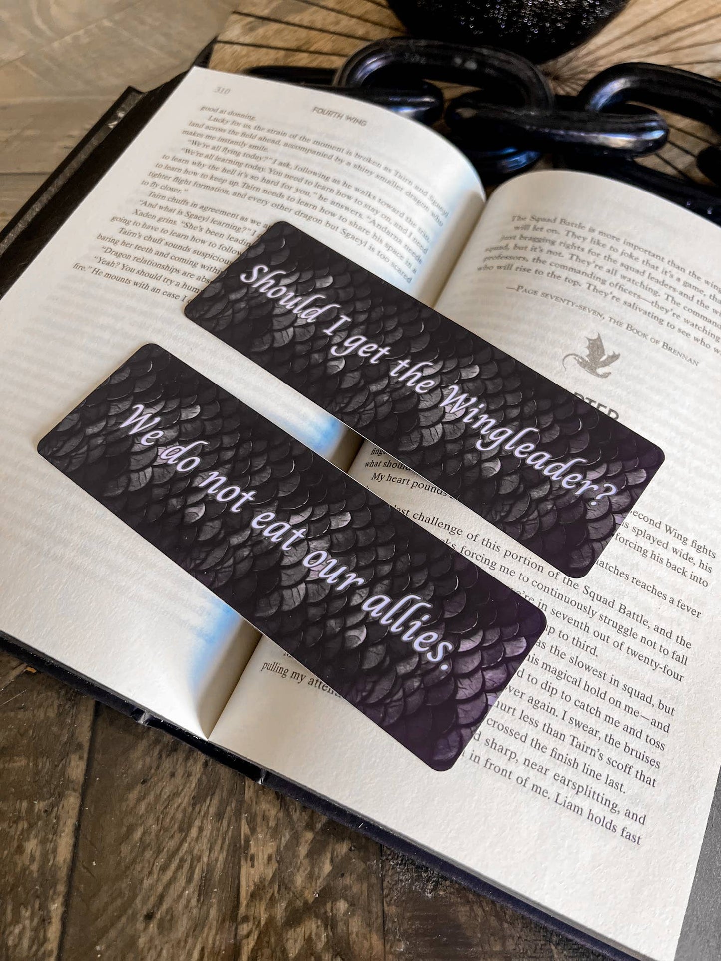 Tairn Quote Bookmark, Fourth Wing, Iron Flame