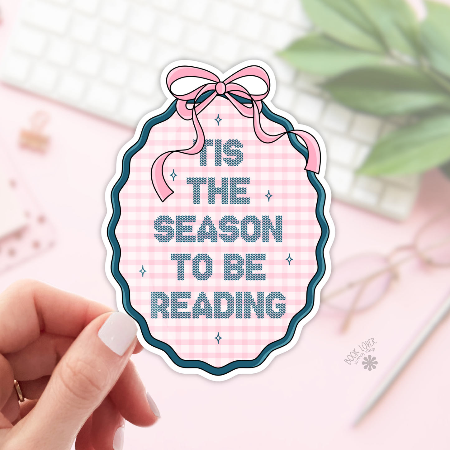 Tis The Season To Be Read Stickers / Winter Bookish Stickers